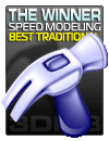 speed modeling award 1st place